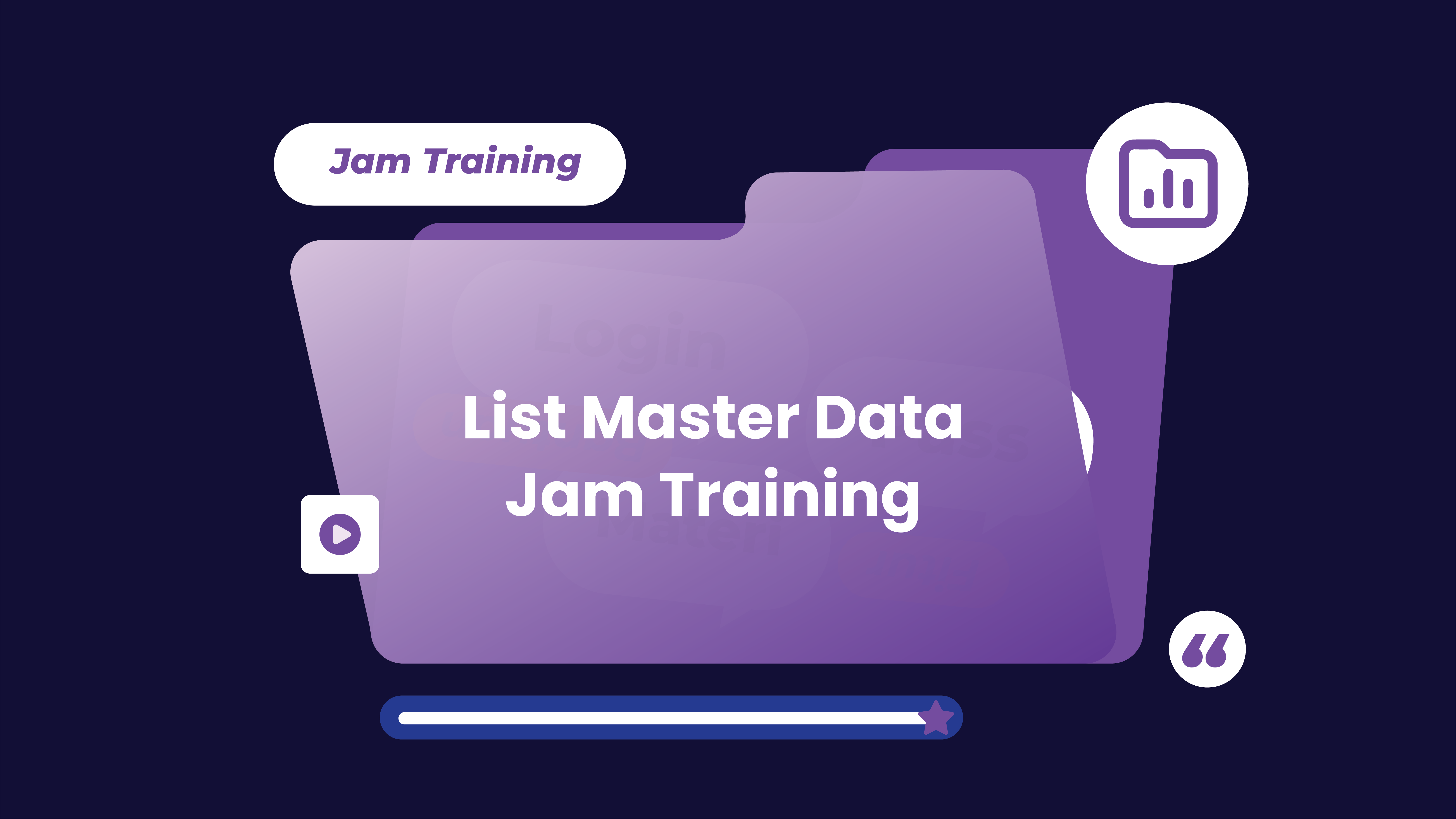 List Master Data Jam Training