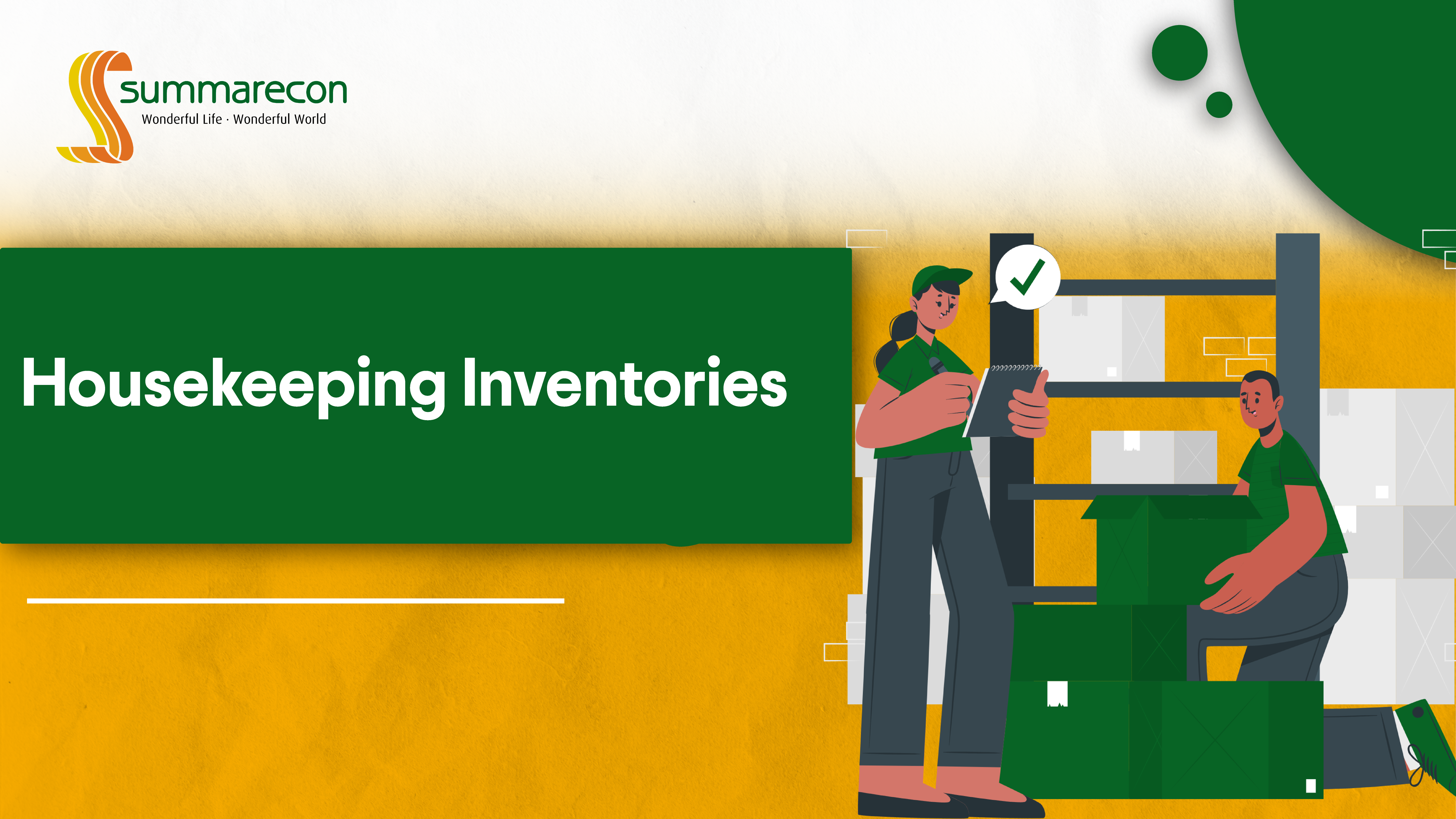 Housekeeping Inventories