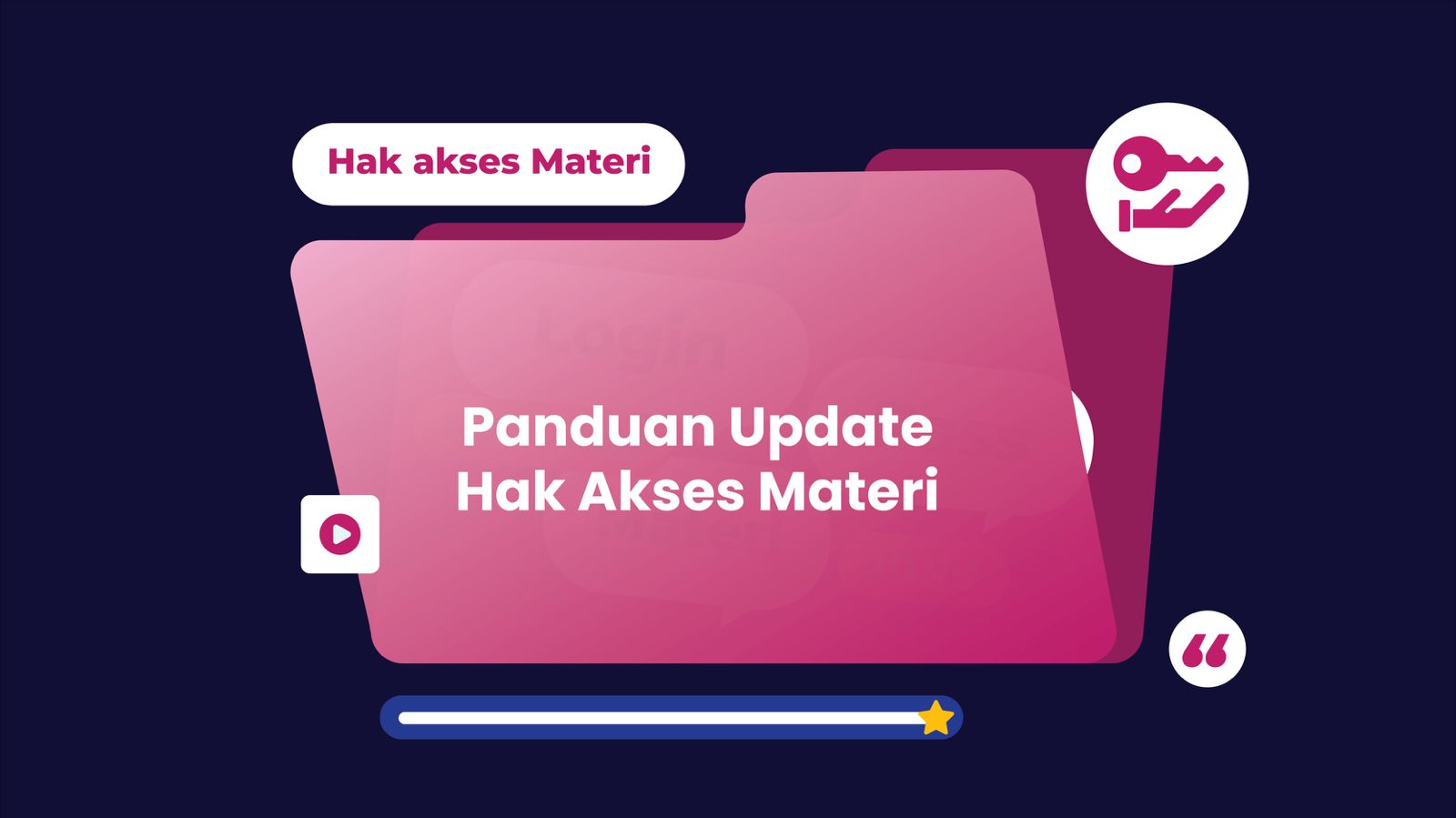 Panduan Hak Akses Peserta Pada Materi