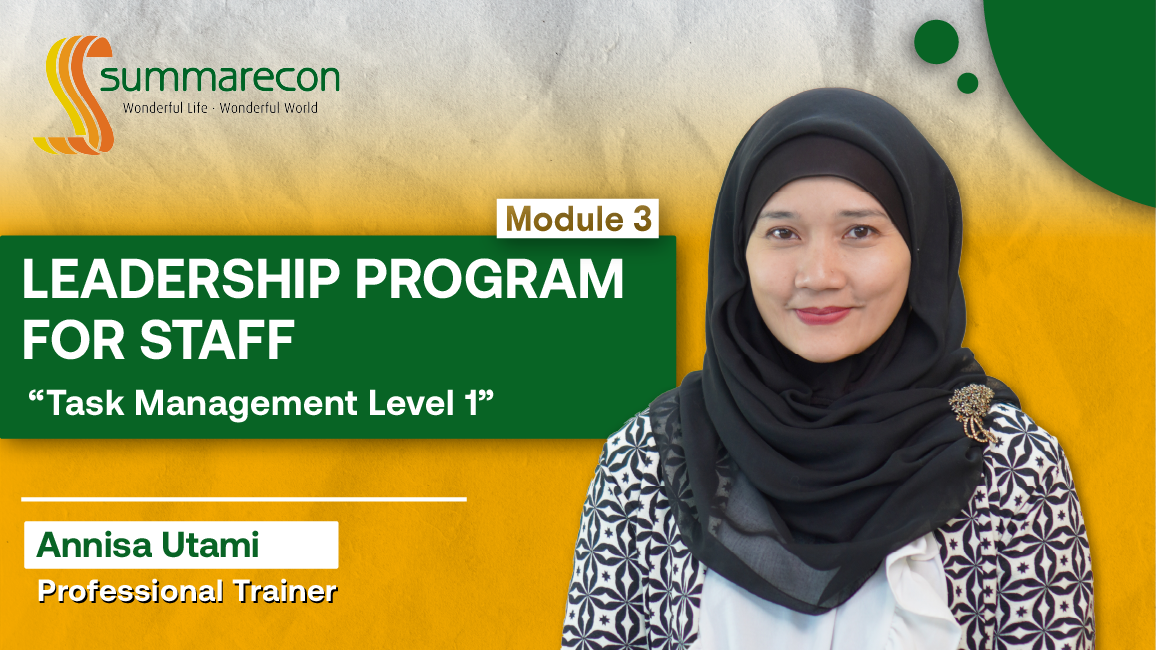 Fundamental Leadership for Staff Module 3 :  Task Management (Level 1)